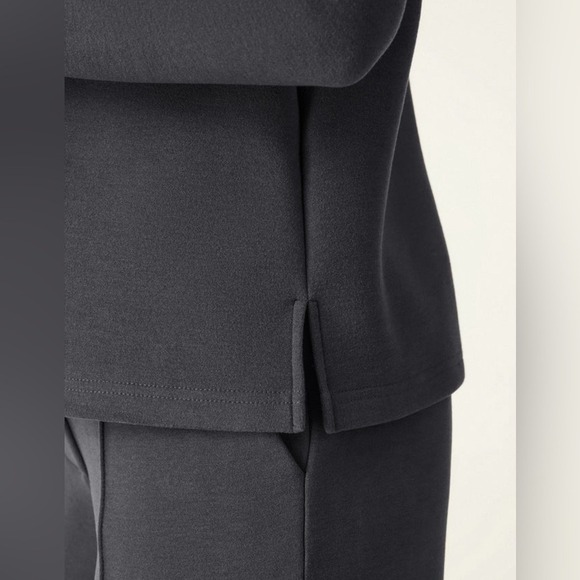 OGL FuzzLuxe Turtleneck Long Sleeve Top Heather Grey large NWT - Picture 3 of 16